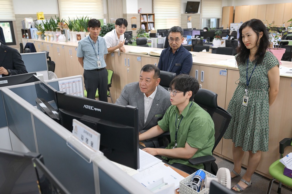 최원철 공주시장, 민원담당 공무원과 진솔한 소통의 시간