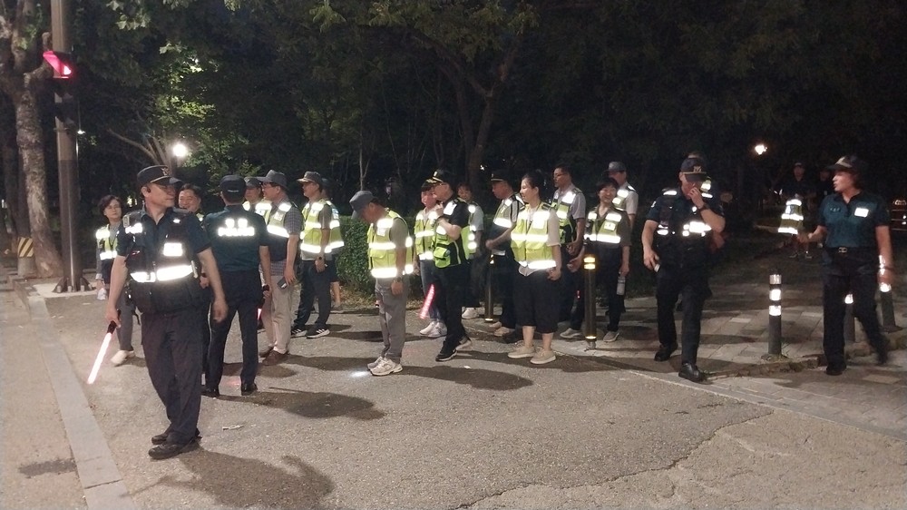 전북자치경찰위원회, 삼천동자율방범대와 합동순찰 활동 전개