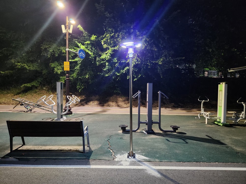 용인특례시 수지구, 주요 하천변 야간 환경 개선