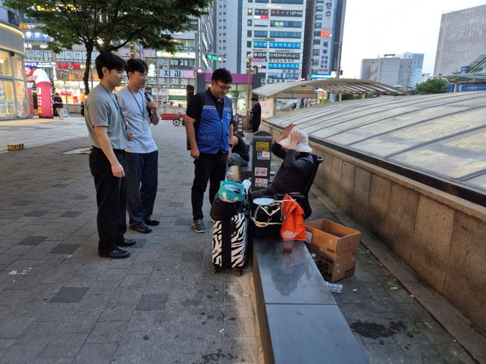 의정부시, 여름철 노숙인 보호 위한 현장순찰 강화