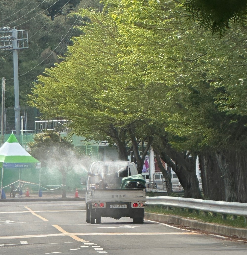 진도군보건소, 연기와 냄새 없는 ‘친환경 방역소독’