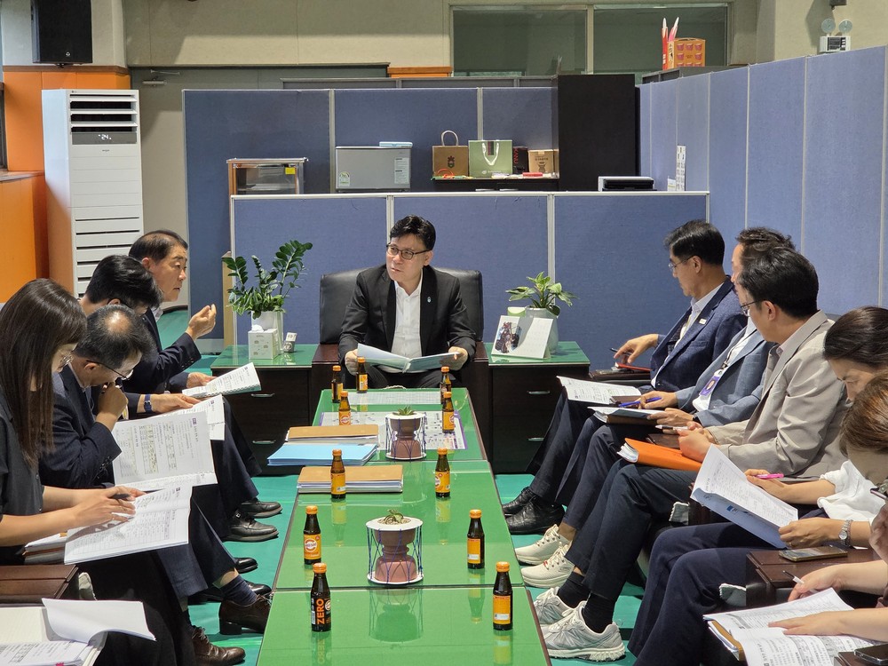 이동옥 충북도 행정부지사, 영동세계국악엑스포 준비 상황 점검