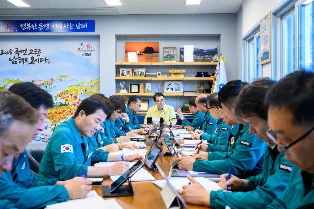남해군,“폭염 재확산에 선제 대응”부서별 점검회의
