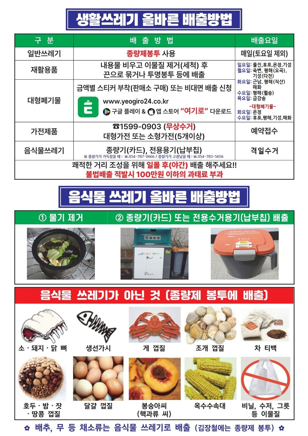 울진군, 피서철 맞이 쓰레기 관리대책 시행