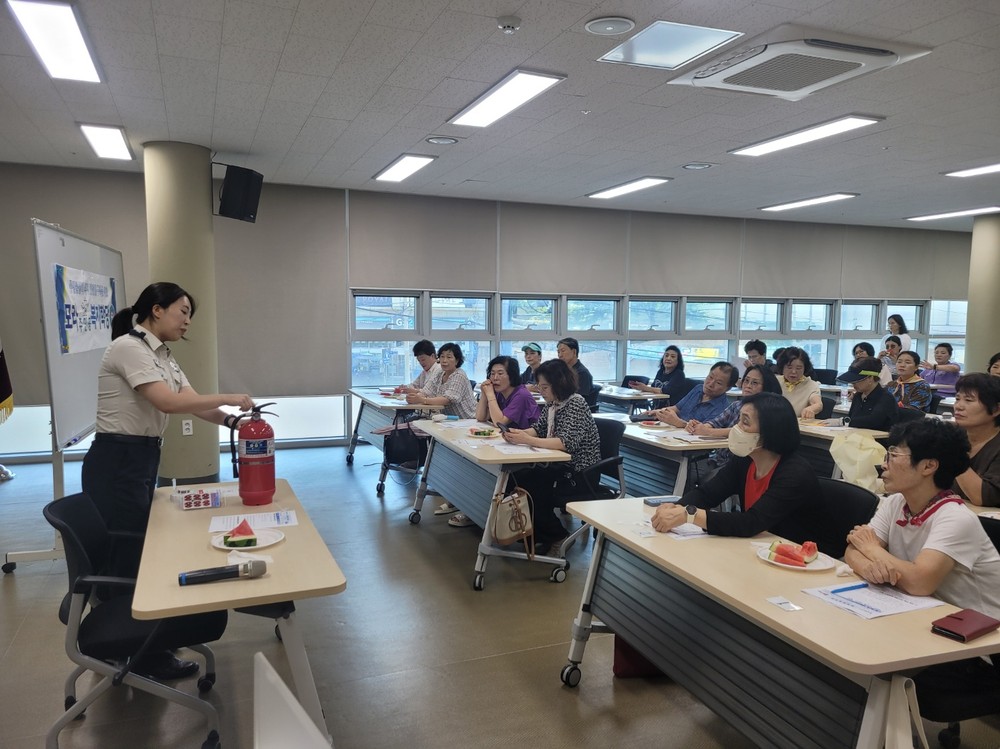 사상구 모라1동, 사상소방서와 함께 소방안전 교육 실시