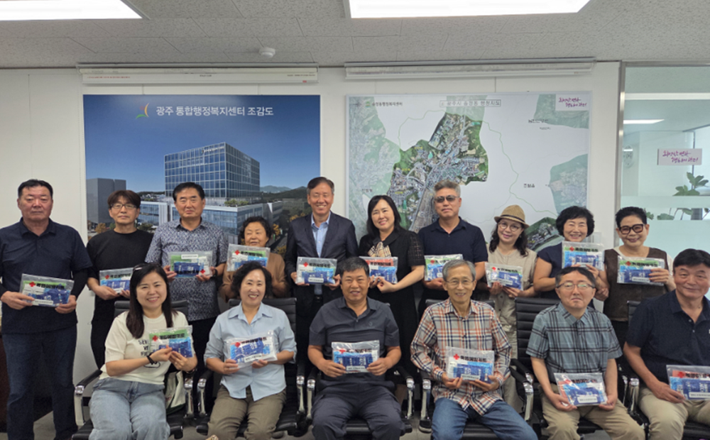 광주시 송정동, 취약계층 430가구에 ‘폭염 예방키트’ 배부