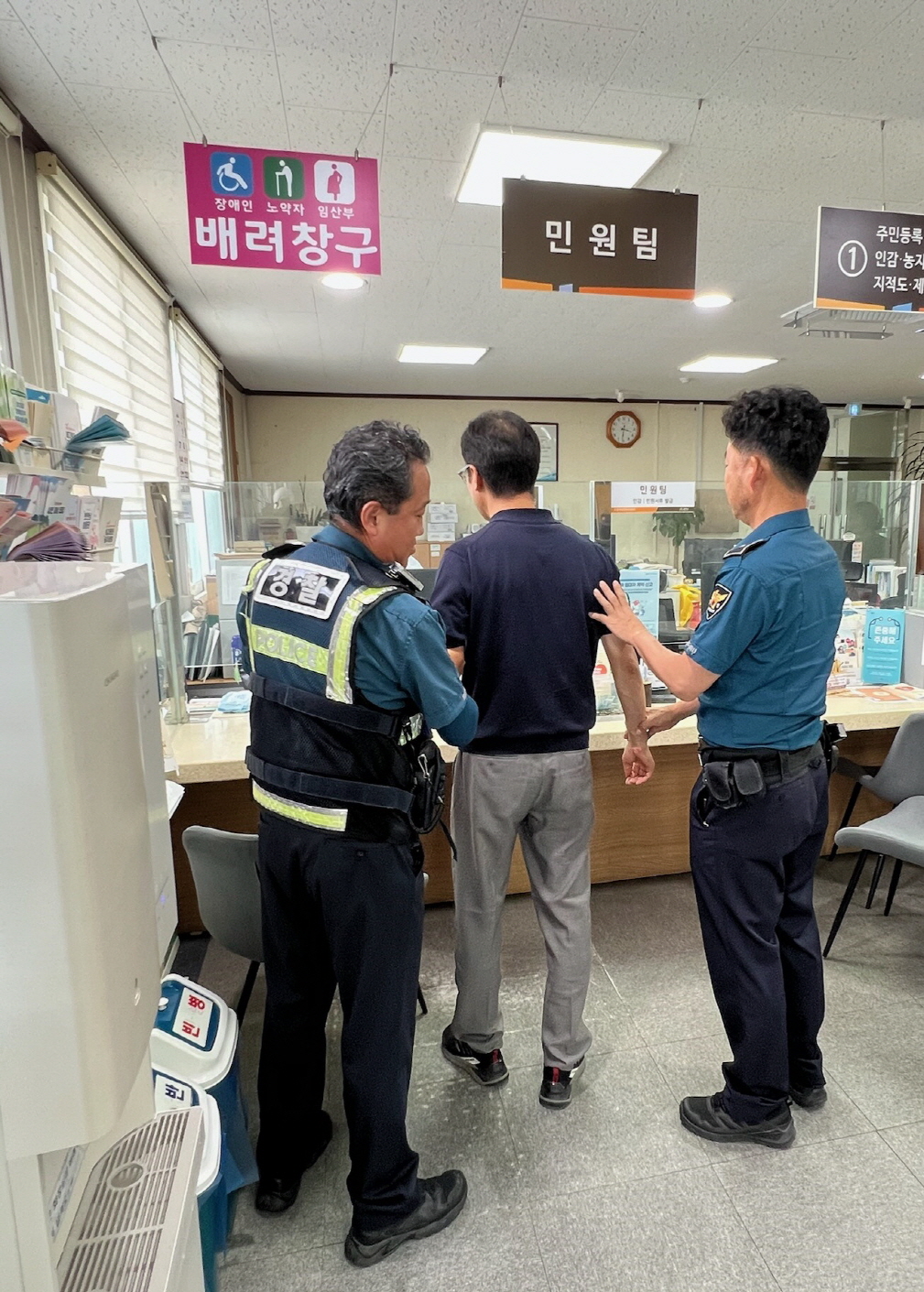 공주시 신풍면, 특이민원 발생 대비 모의훈련 실시