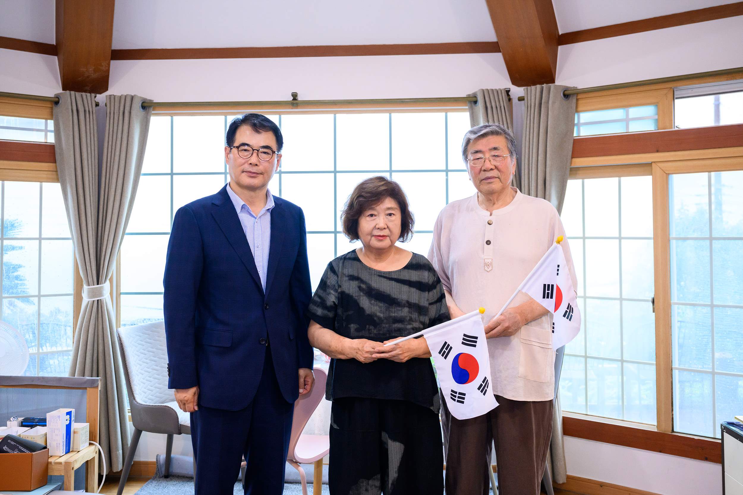 남해군, 80주년 광복절 기념 독립유공자 유족 위문