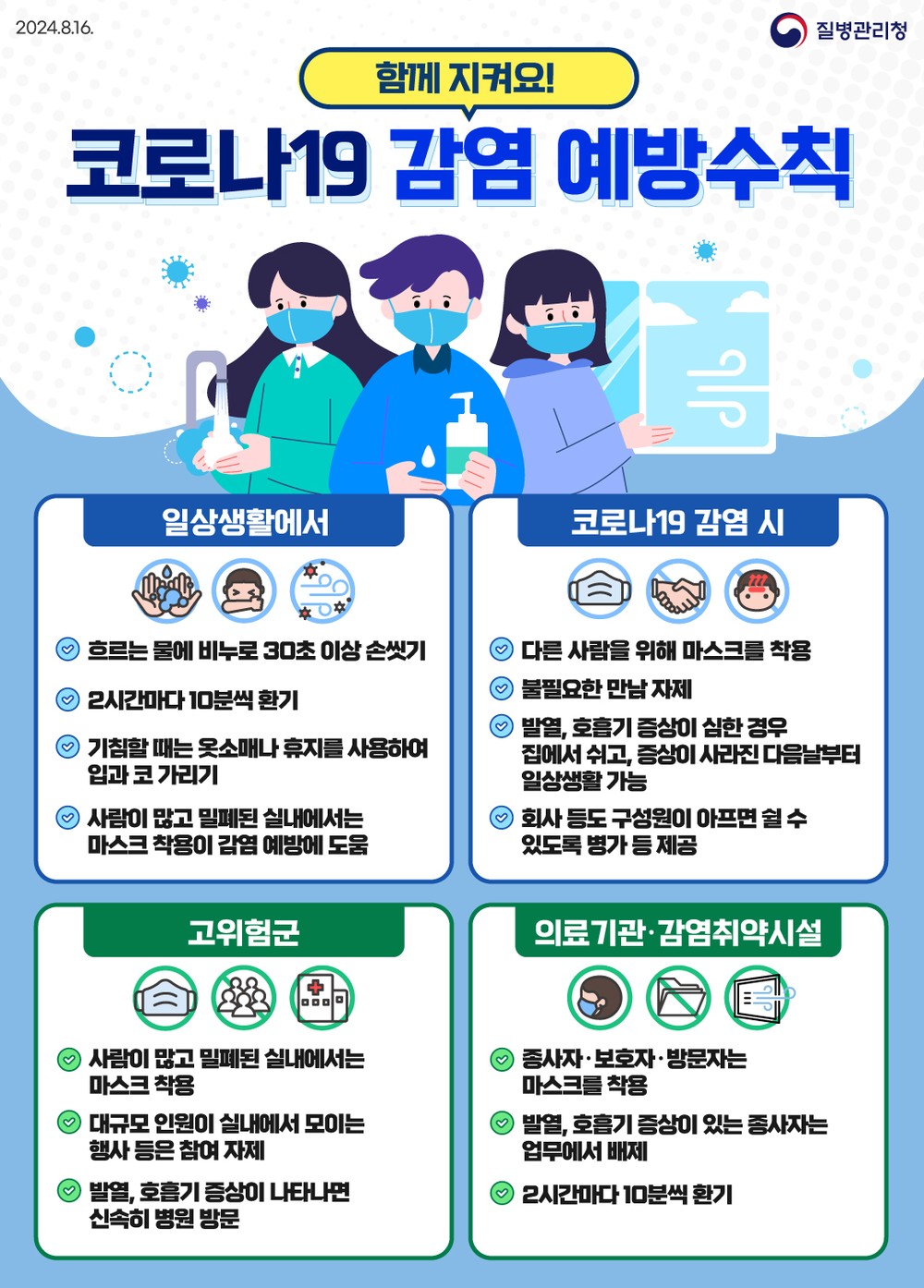 함평군, 코로나19로부터 안전한 일상! 예방수칙 준수 당부