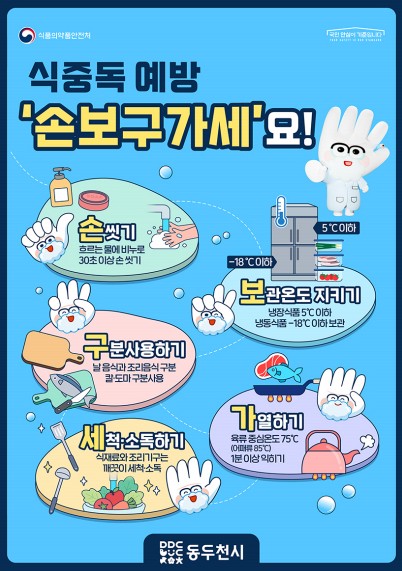 동두천시, 여름철 식중독 예방 지도·홍보 실시