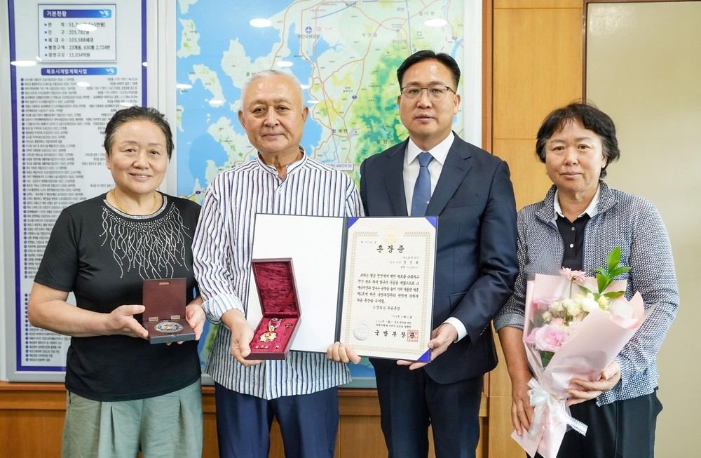 목포시, 6·25 참전용사 화랑무공훈장 전수식 개최
