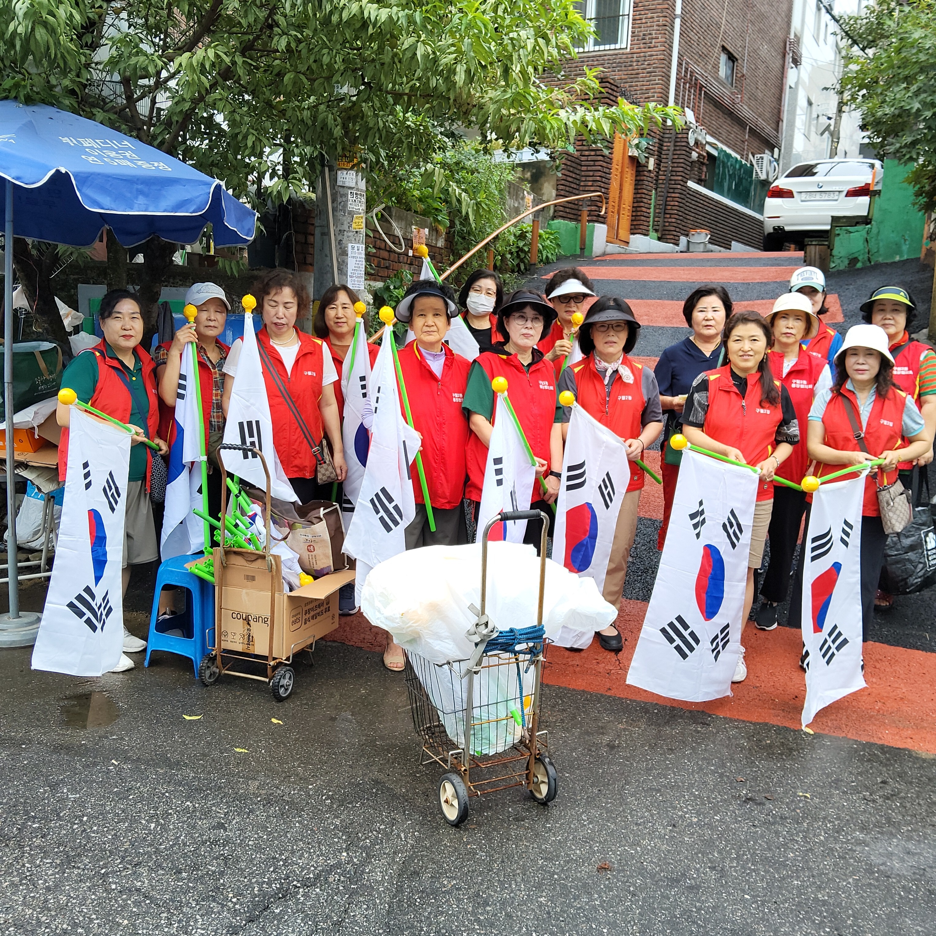 구월2동 통장자율회, 제80주년 광복절 기념 태극기 달기 추진