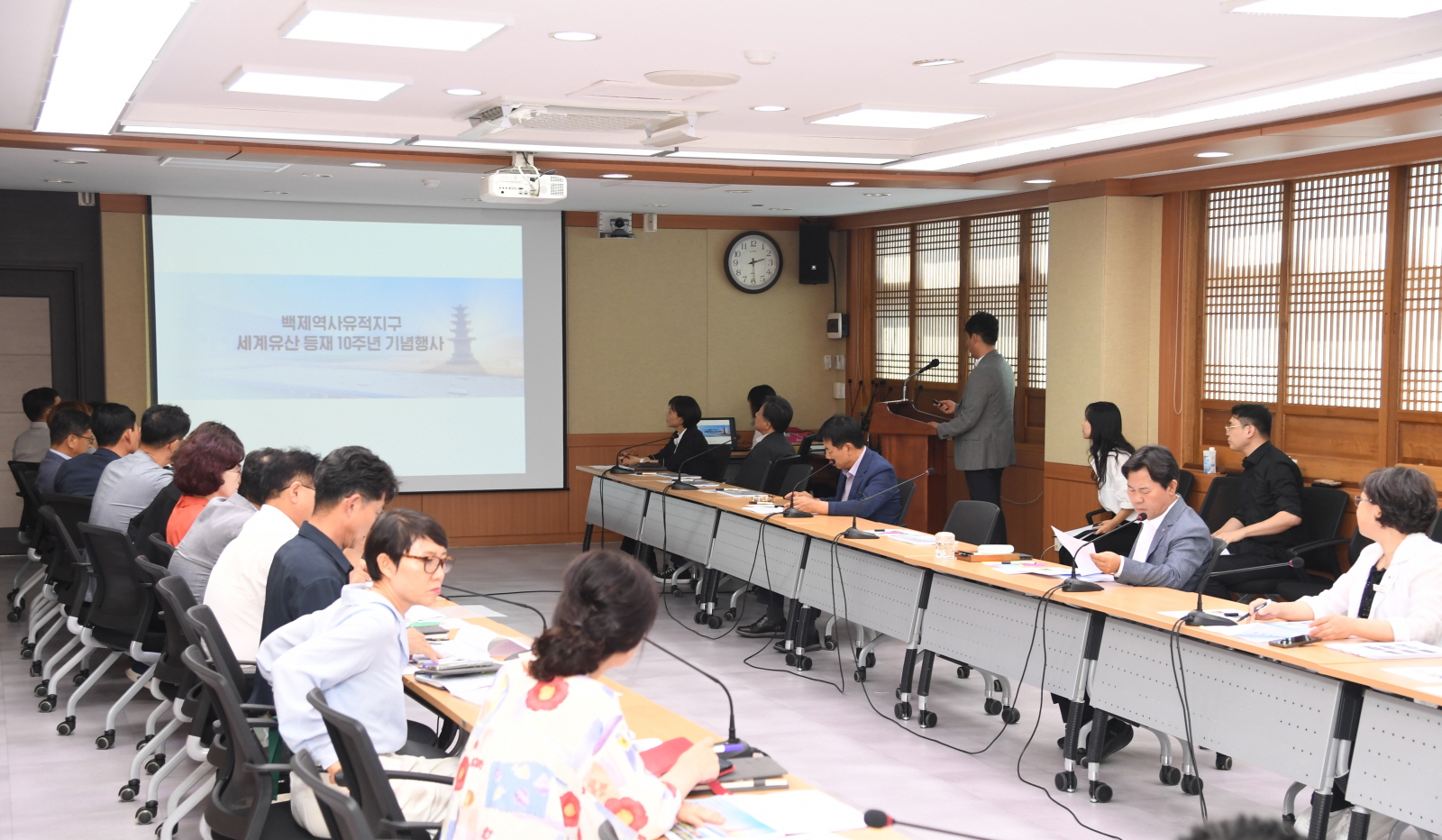 부여군, 세계유산 등재 10주년 기념행사 및 2025 국가유산 미디어아트 실행계획 보고회 개최