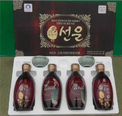 고창 서해안복분자주 ‘선운’, 뉴질랜드에 초도물량 1만병(2만5천불) 수출