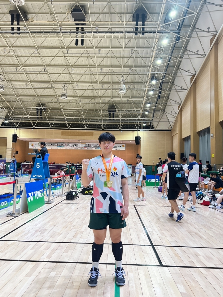 김천시배드민턴단, 전국장애인배드민턴 2차 리그 ‘금메달’