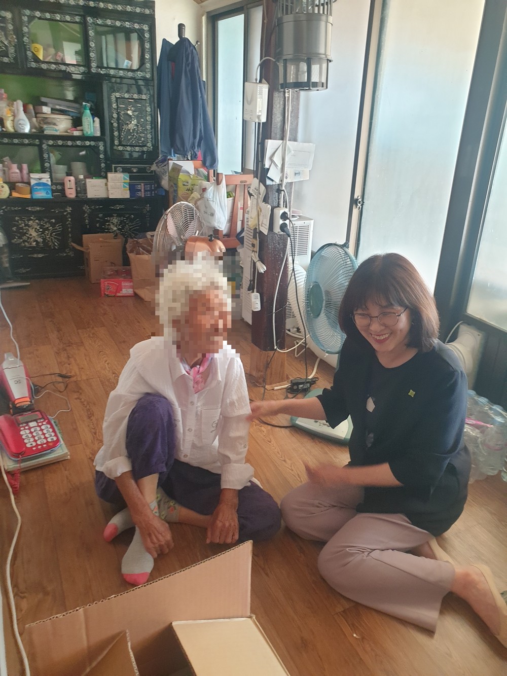 남천면장, 취약가구 가정방문 상담 실시