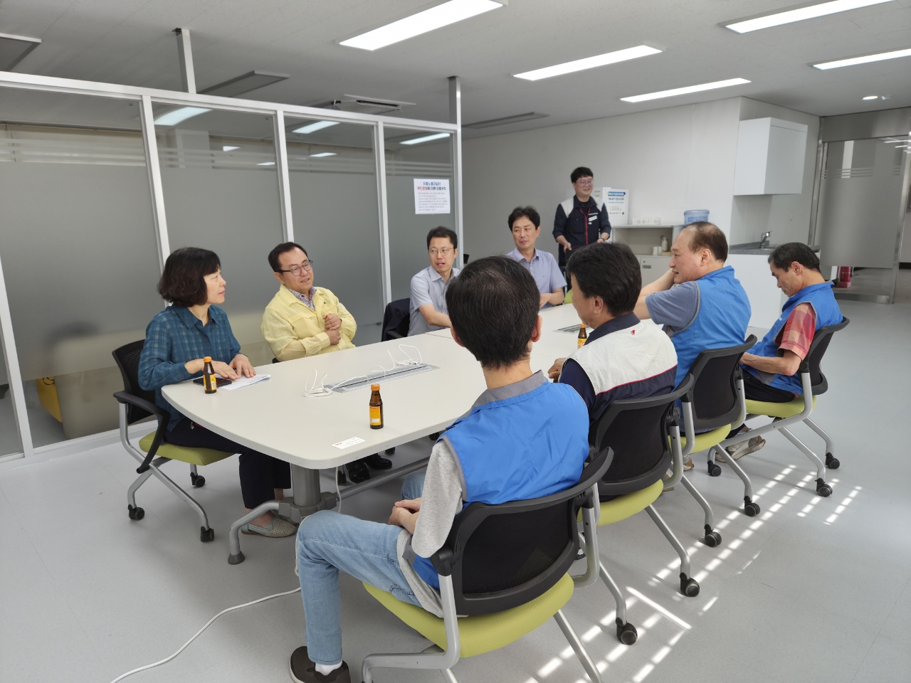 홍성주 대구시 경제부시장, 이동노동자 쉼터 현장 방문