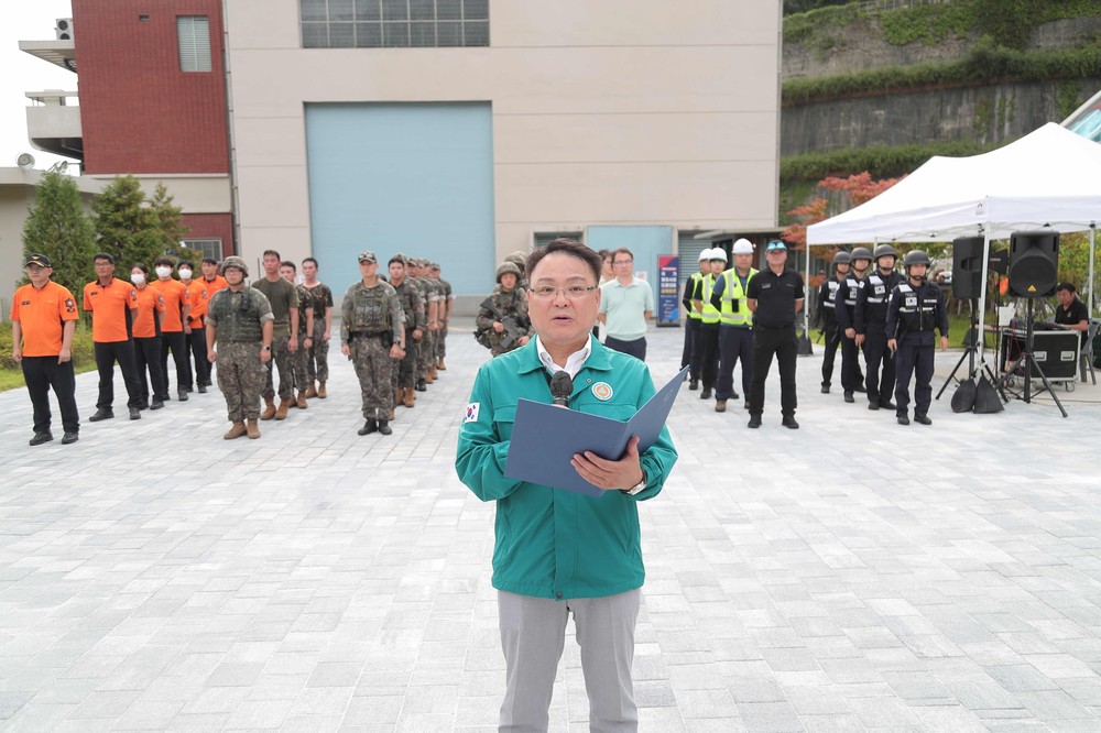 춘천, 국가중요시설 안전 점검 소양강댐 ‘드론 테러’ 가상 훈련