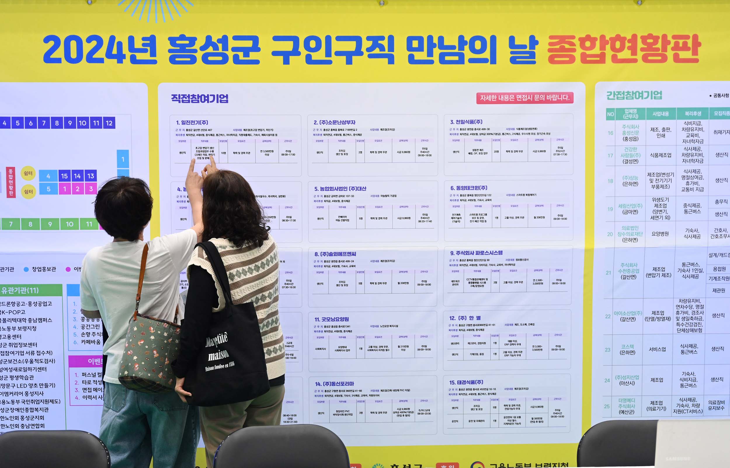 홍성군, 군민과 직장 함께 JOB(잡) YOU(유)