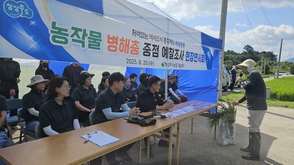 농작물 병해충 중점 예찰조사 실시