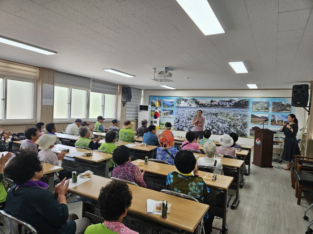 정읍시 산내면, 노인일자리 참여자 60명 대상 폭염 안전교육