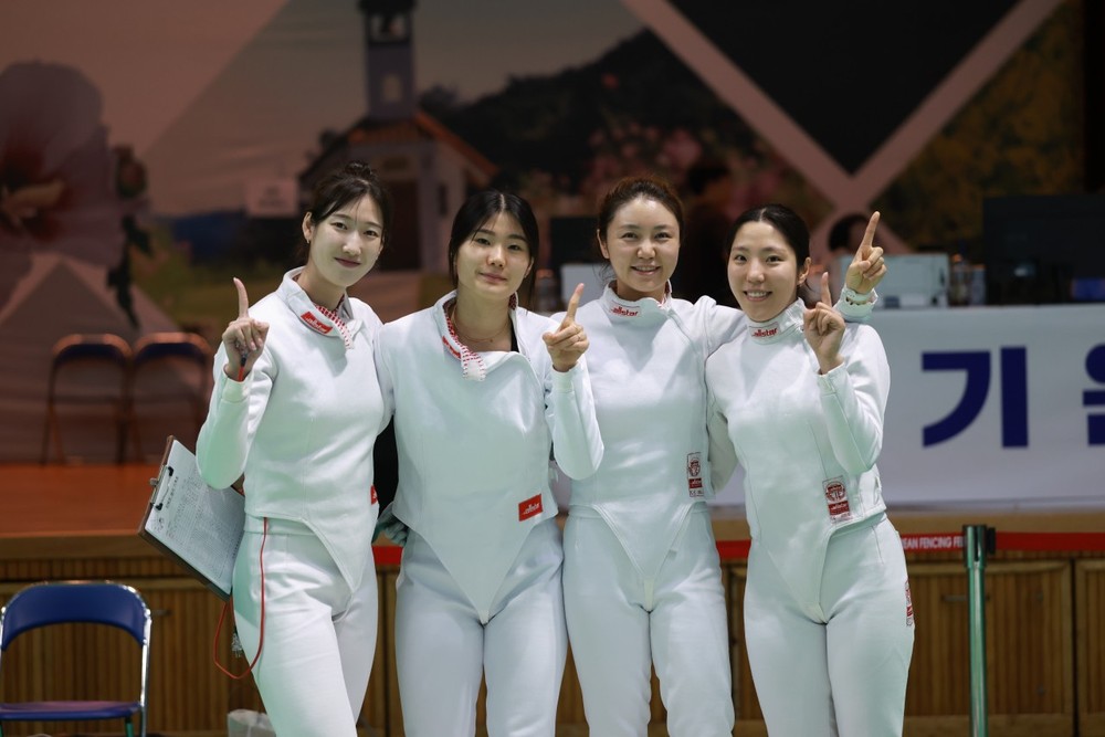 계룡시, 제65회 전국 펜싱선수권대회 ‘에페 단체전 우승’