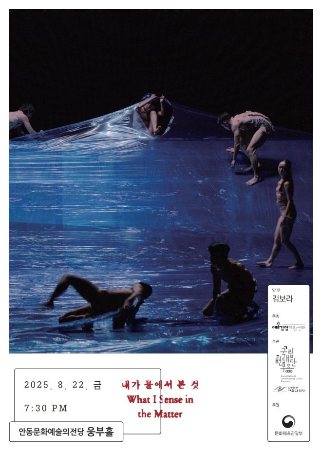 국립현대무용단 ‘내가 물에서 본 것’ 안동 공연