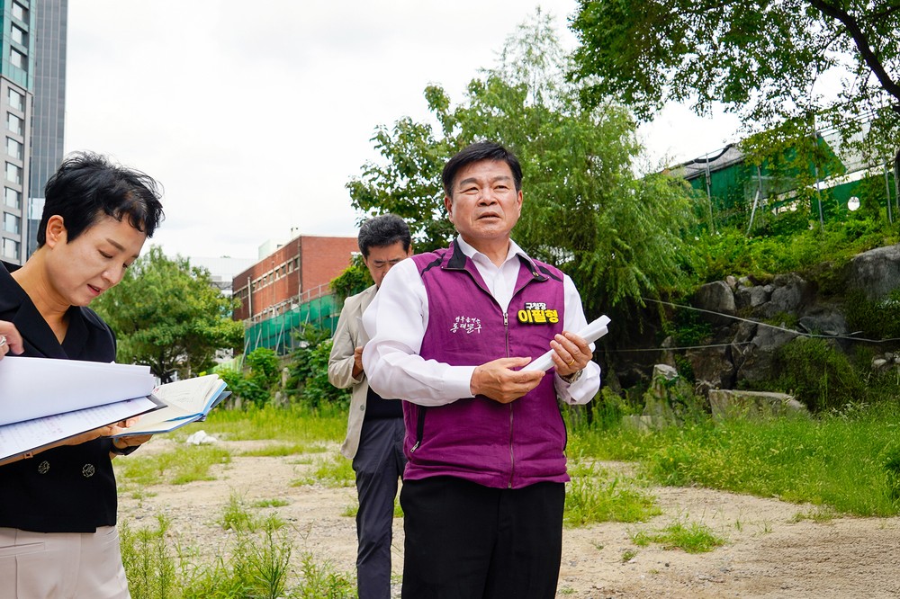 이필형 동대문구청장, 교통·환경 현안 사업대상지 5곳 현장 점검