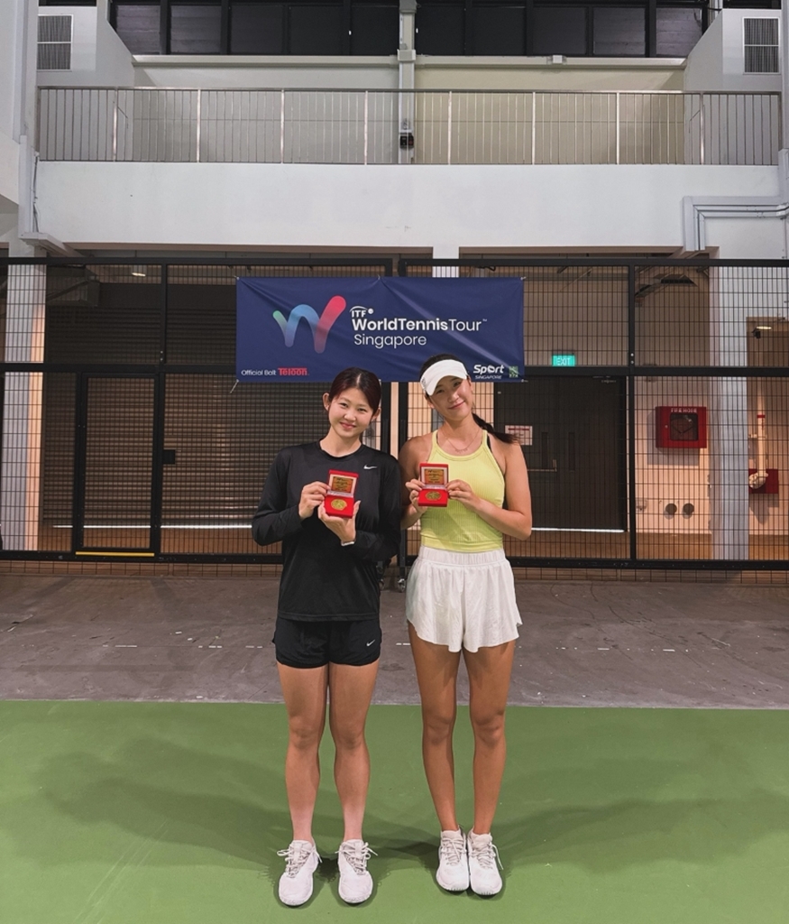 의정부시, 테니스팀 임희래 선수 ITF 싱가포르 국제 투어 여자 복식 우승