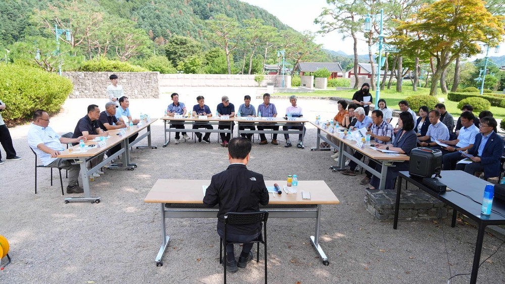 육동한 시장, 남면서 읍‧면‧동 순회 간담회 출발
