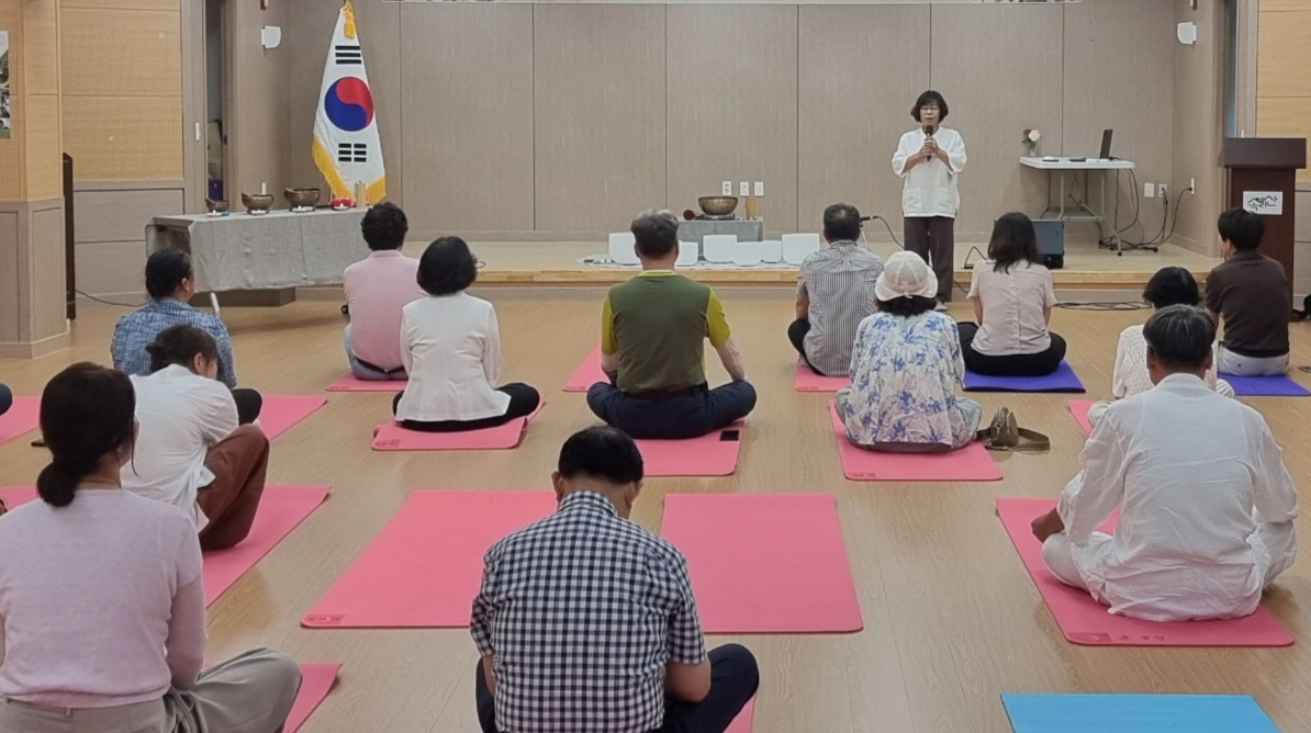 속리산주민자치위원회, ‘주민들과 함께 호흡하는 명상프로그램’진행
