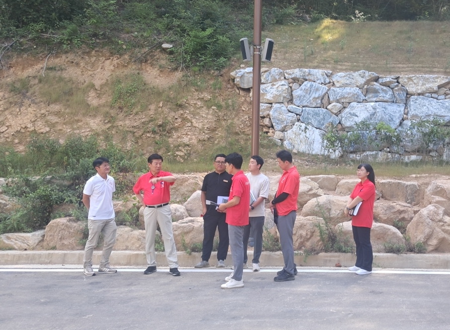 박범인 금산군수, 국립금산자연휴양림 개장 준비 현장 점검