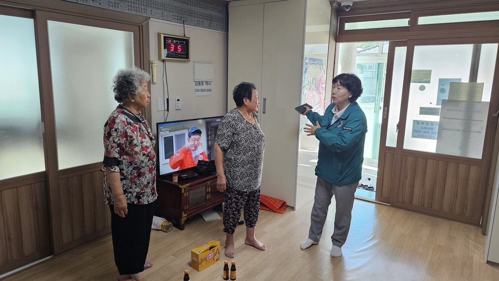 봉산면, 폭염 막바지 온열질환 예방 홍보