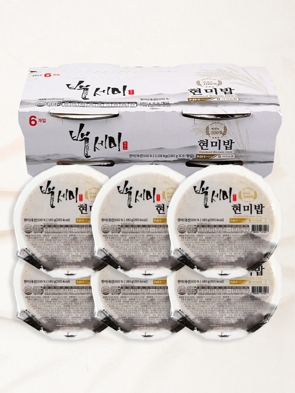 곡성몰에서 만나는 곡성의 명품 쌀, 백세미 현미 즉석밥 출시