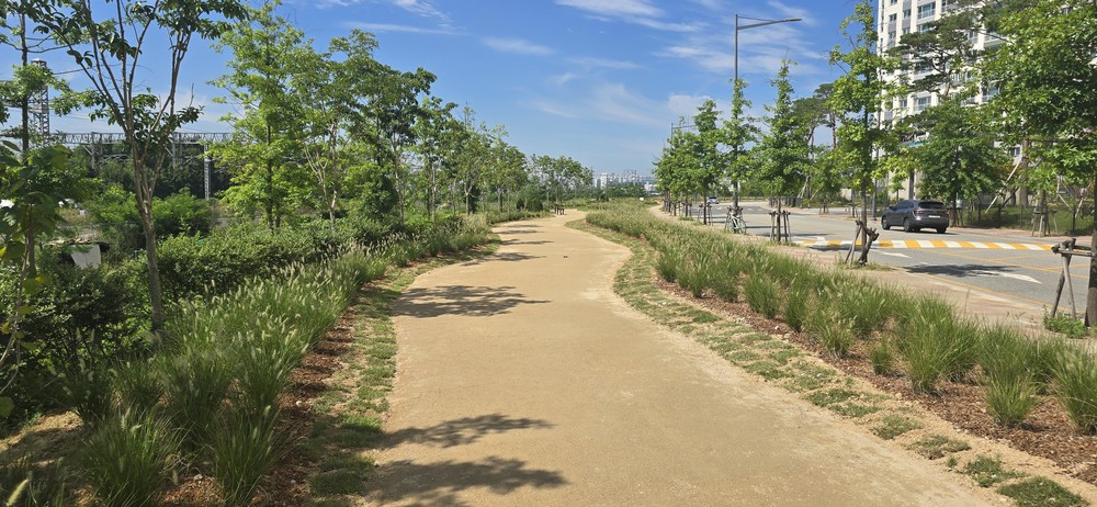 ‘쓰레기 몸살’ 오송산단 수도용지, 초록 산책길로 재탄생!