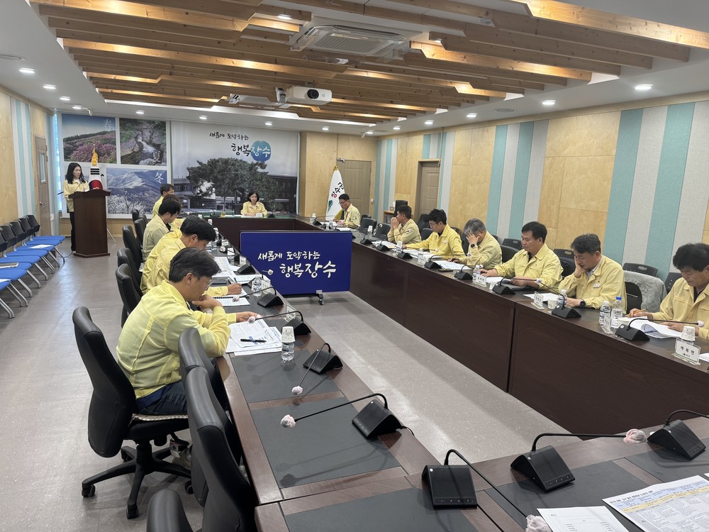 장수군, 폭염·집중호우 등 여름철 자연재난 대응 총력