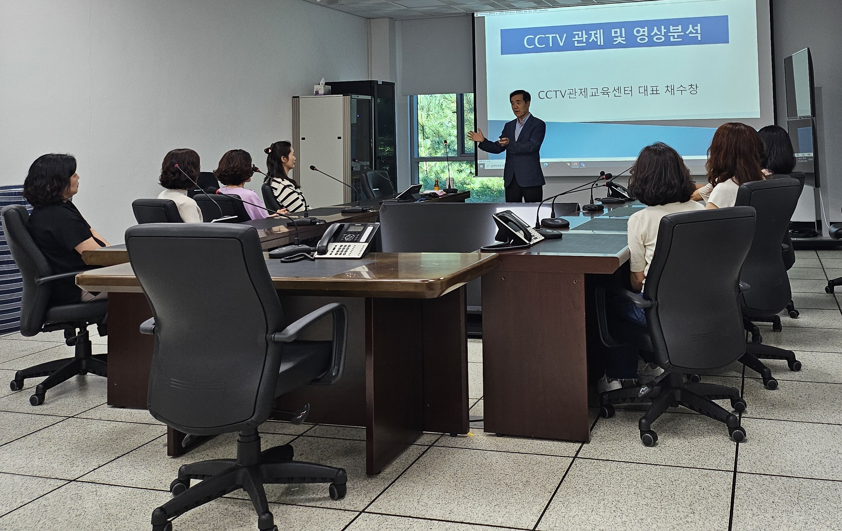 사천시, CCTV 통합안전센터 관제요원 직무 교육 실시