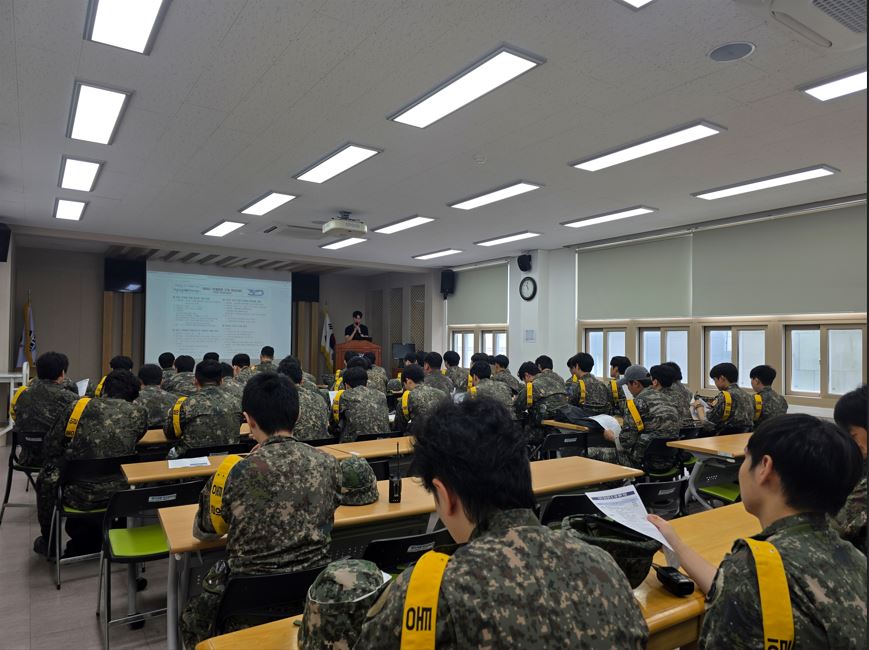 민락동, 예비군 대원 대상 수영구 주요 구정 홍보 실시