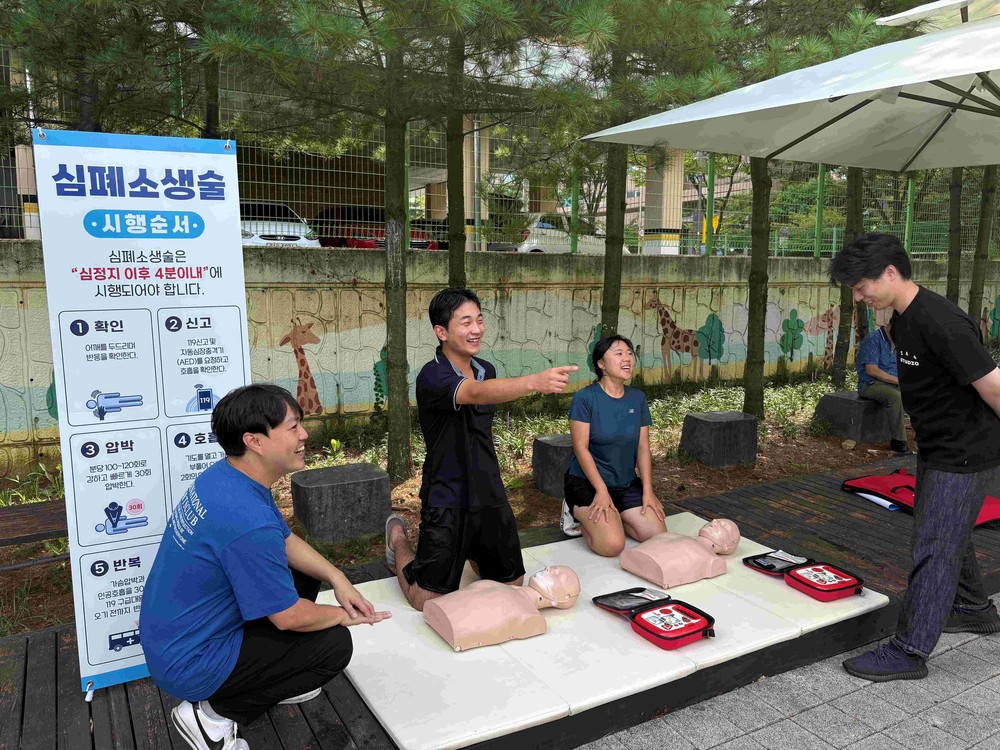 인천중구시설관리공단, 어린이 물놀이시설 안전 강화를 위한 응급처치 교육 실시