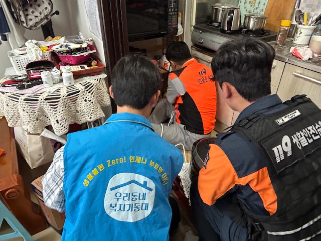 문수동 복지기동대, 노후주택 화재 예방 합동점검 실시