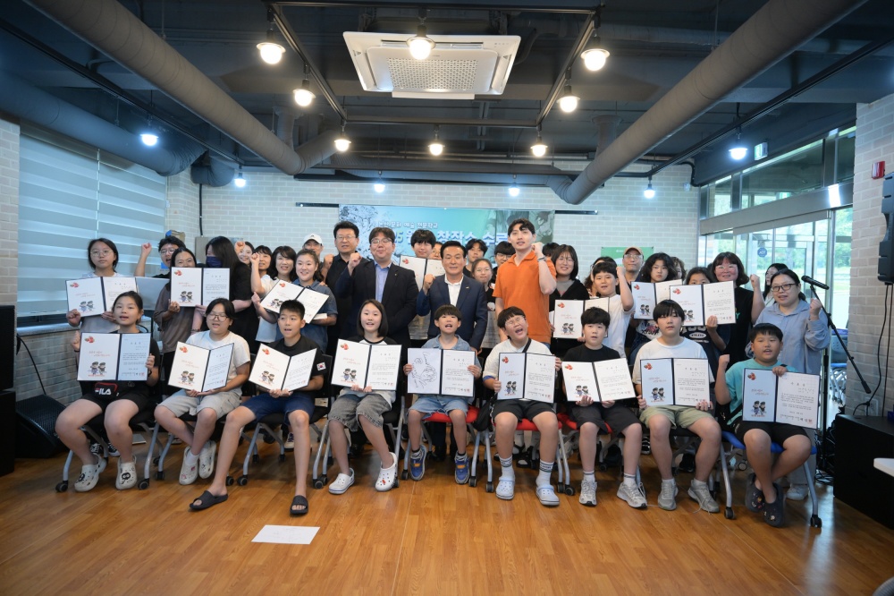 청소년의 꿈이 자라는 논산… 논산문화예술전문학교, 웹툰창작소 수료식 개최