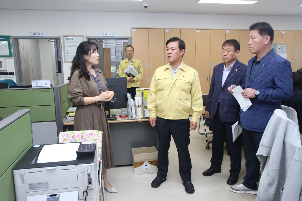이학수 정읍시장, 전산시스템 중단 대응 현장점검...시민불편 최소화 총력