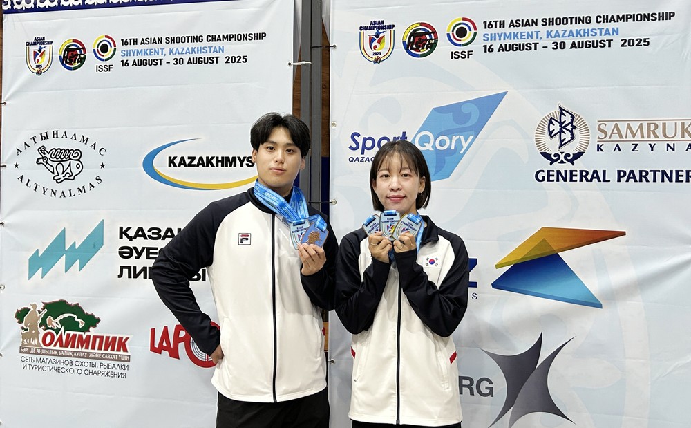 서산시청 사격팀, 2025 ASC 심켄트 아시아사격선수권대회 실력 입증