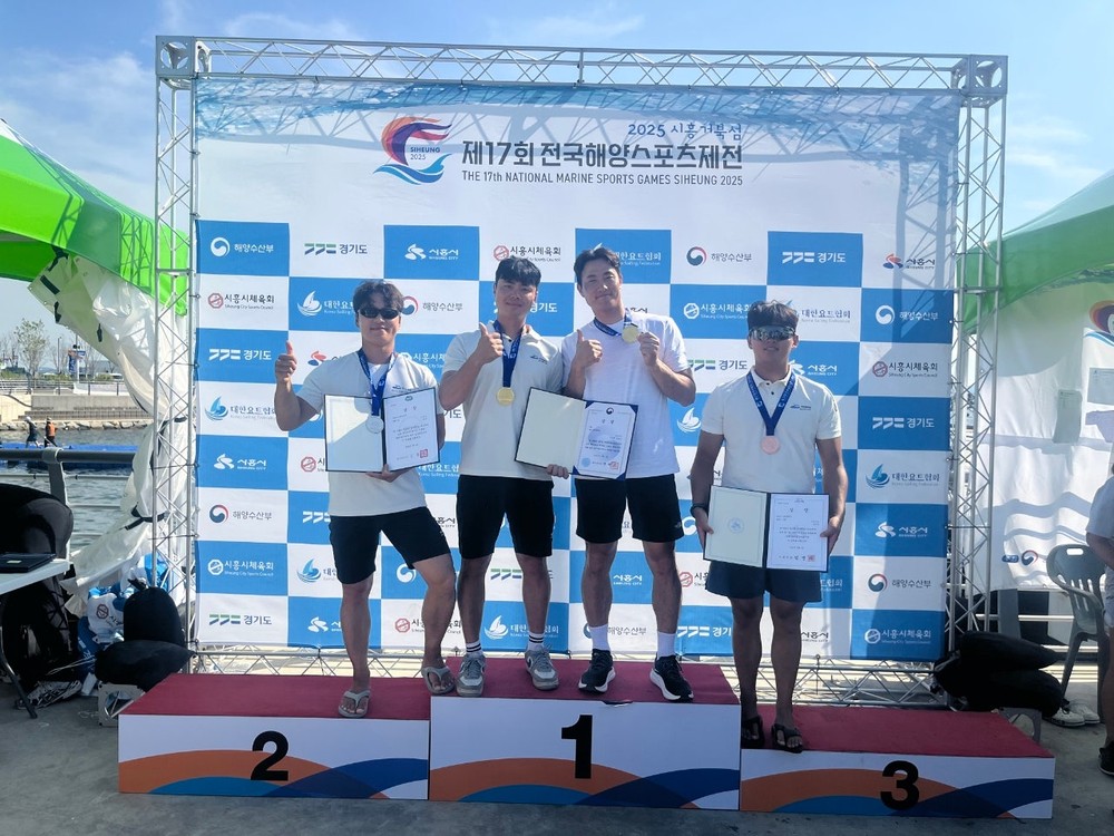 여수시청 요트팀, 전국해양스포츠제전 출전 전 종목 메달 획득