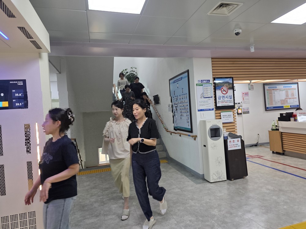 화순군보건소, 화재 발생 대비한 자체 소방 훈련 실시