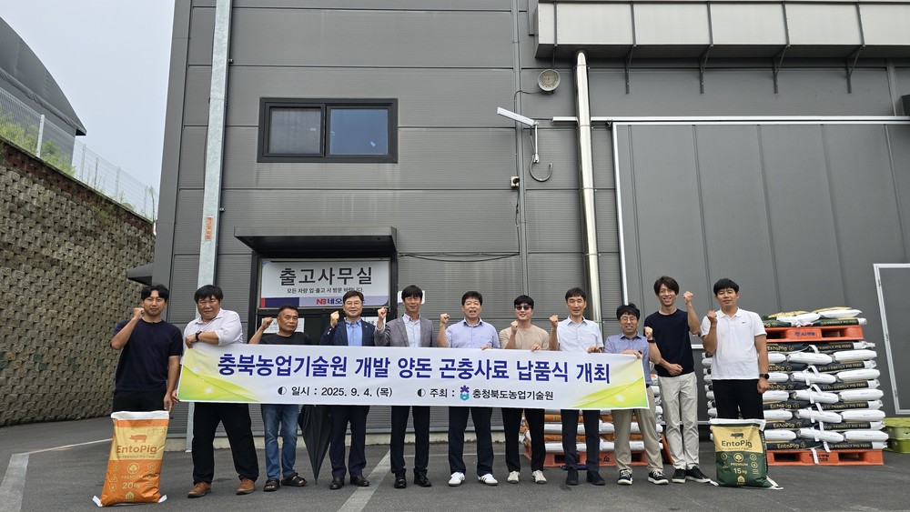 충북농기원, ‘곤충양돈사료’ 통해 ‘사료비 절감’‧‘생산성’ 두 마리 토끼 잡는다!