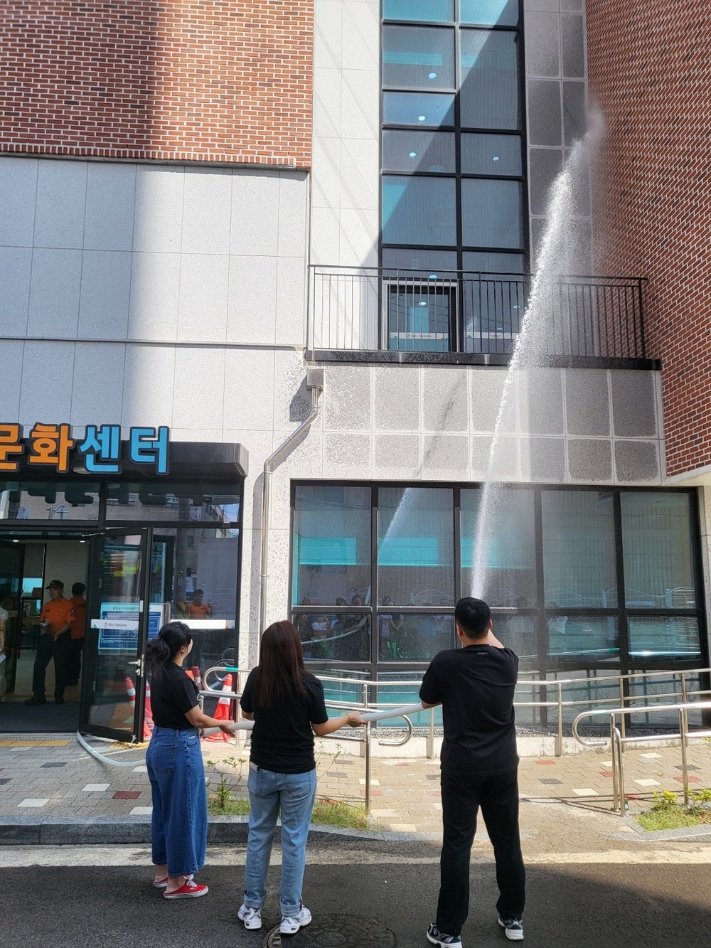 광양시가족문화센터, 2025년 하반기 합동소방훈련 실시