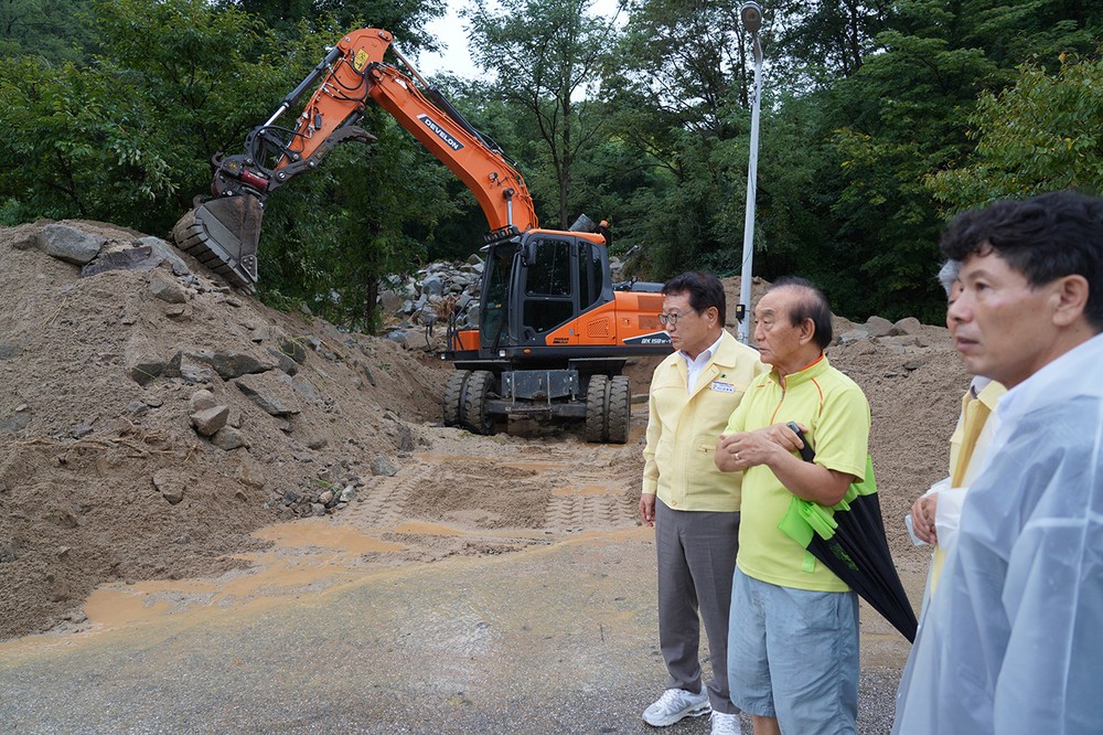 울진군, 호우 피해지역 긴급 복구 완료