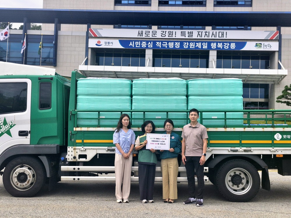 서초구, 가뭄 피해 강릉시에 생수 3,200병 긴급 지원