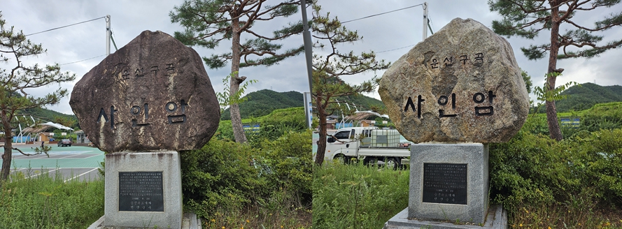 단양군 대강면, 마을 표지석 세척으로 쾌적한 경관 조성